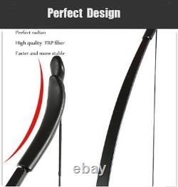 40lb Archery Takedown Recurve Bow and Arrow Set Hunting Longbow Training Target