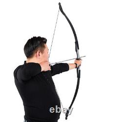 40lb Archery Takedown Recurve Bow and Arrow Set Hunting Longbow Training Target