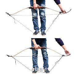40lb Recurve Bow Archery arrow Set Hunting Target Kit Right Hand Adult Shoting