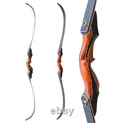 40lb Recurve Bow Archery arrow Set Hunting Target Kit Right Hand Adult Shoting