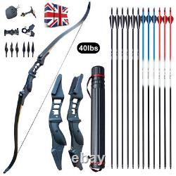40lbs Archery Hunting 52 Takedown Recurve Bow Right Hand Shoot Outdoor Practice