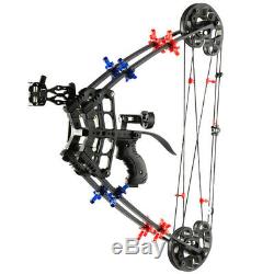 40lbs Archery Hunting Fishing Compound Bow Slingshot Catapult 2 in 1 Target