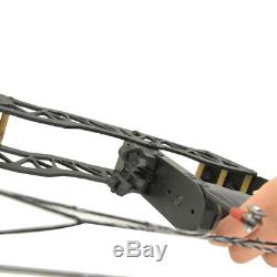40lbs Mini Compound Bow Arrow Set 16 Hunting Archery Right Left Hand LaserSight