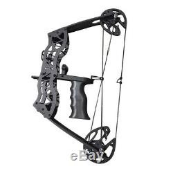 40lbs Mini Compound Bow Set 16 Right Left Hand Sight Archery Fishing Hunting