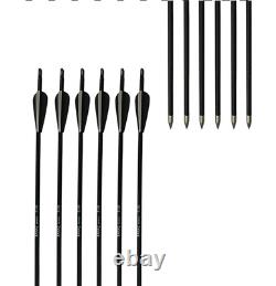 40lbs Takedown Recurve Bow Right Left Hand Outdoor Hunting Target & 6pcs Arrows