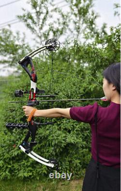 41 Carbon Compound Bow 0-70lbs Adjustable Let-off 80% Archery Hunting 345FPS