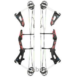 41 Carbon Compound Bow 0-70lbs Adjustable Let-off 80% Archery Hunting 345FPS