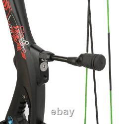 41 Carbon Compound Bow 0-70lbs Adjustable Let-off 80% Archery Hunting 345FPS