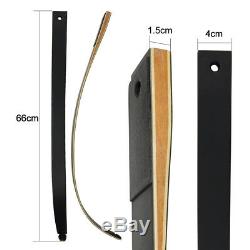 45LBS Archery Recurve Bows Sets Hunting Target 57 Takedown Right Hand Black USA