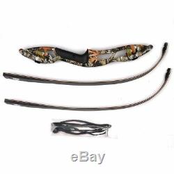 45LBS Archery Recurve Takedown Bows Hunting 56 Longbow Right Hand Camouflage
