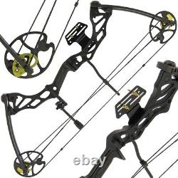 50-70lbs Fossil Adjustable Compound Archery Bow Powerful 275fps Hunting Shooting