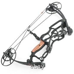 50-75lbs Compound Bow Short Axis Hunting Fishing Arrows Archery Right Left Hand