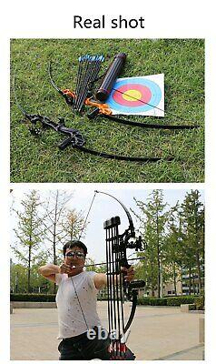 50LBS Metal Handle Recurve Bow Right Hand Rh Archery Hunting Package Kit