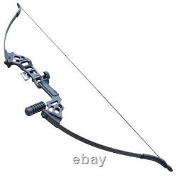 50lb 51 Archery Takedown Recurve Bow Kit 12x Arrows Targets Set Practice Adult