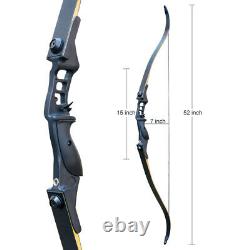 50lb 52 Hunting Bow and Arrow Set Recurve Bows for Adults Right Hand Archery