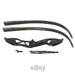 50lb 56 Archery Recurve Bow Takedown Longbow Hunting Right Hand Target Shooting