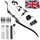 50lb 57 Archery Takedown Recurve Bow Kit Adult Right Hand Hunting UK Stock