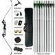 50lb Archery 57 Takedown Recurve Bow Kit Right Hand Adult Hunting Sport Outdoor