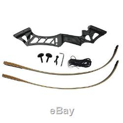 50lb Archery Takedown Recurve Bow Kit Right Hand Adult 12x Arrows Hunting Tips
