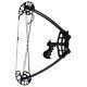 50lb Triangle Compound Bow Archery Hunting Right Left Hand Bow 270 fps Black