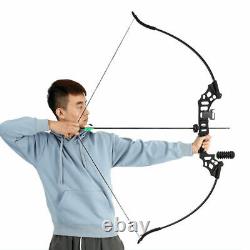 50lbs Hunting Takedown Recurve Bow Set Archery Fiberglass Arrows Shooting Target