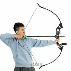 51 50lb Archery Takedown Recurve Bow Kit Hunting Bow Arrows Adult Outdoor Sport