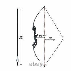 51 Hunting Bow and Arrow Archery Set for Adults 40lbs Aluminum Magnesium Alloy