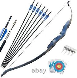 52'' Archery Bow and Arrow 40Lbs Recurve Bow for Adults Beginners Right Hand