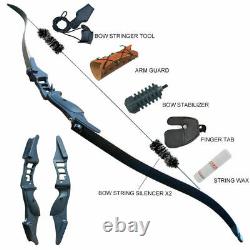 52 Hunting Archery Bow, Takedown Recurve Bow Set for Adults 30-50 lbs Right Hand