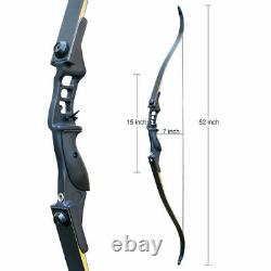 52 Hunting Archery Bow, Takedown Recurve Bow Set for Adults 30-50 lbs Right Hanw
