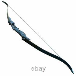 52 Takedown Recurve Bow Kit 40lbs Archery Carbon Arrows Adult Shot RH Hunting