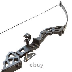 53 Archery Straight Bow Fishing Hunting Takedown Shooting Target Recurve Bow