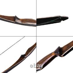 54 Archery Longbow Recurve Bow RH Wood Bow Traditional Hunting Target 20-35lbs