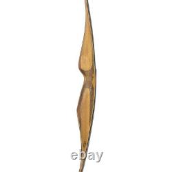 54 Archery Longbow Wooden Recurve Bow Horsebow Traditional One Piece 10-35lbs