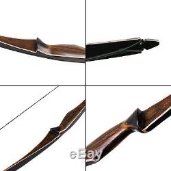 54 Traditional Archery Recurve Bow Longbow Shooting Right Hand Hunting Bow 30lb