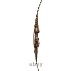 54'' Wooden Recurve Bow Traditional Hunting & Target 20-70lb Archery Longbow RH