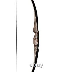 54'' Wooden Recurve Bow Traditional Hunting & Target 20-70lb Archery Longbow RH