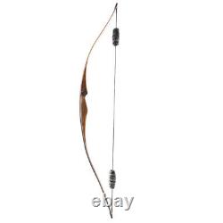 54in Archery Traditional Recurve Bow with Arrow Rest & Bowstring Silencer for RH
