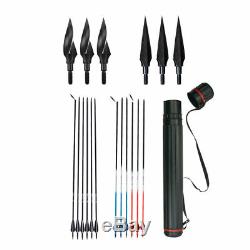 55LBS Archery Recurve Bows for Adults Sets 57 Hunting Target Right Hand Outdoor