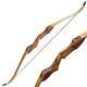 55lbs 60 Archery Recurve Bow Takedown Wooden Riser Longbow Right Hand Hunting
