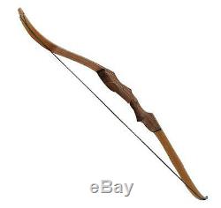 55lbs 60 Archery Recurve Bow Takedown Wooden Riser Longbow Right Hand Hunting