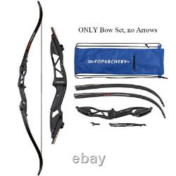 56'' Archery 30-50lb Takedown Recurve Bow for Adult Beginner Hunting Target