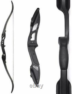 56 Archery Takedown Recurve Bow Carbon Arrows Set 30-50lbs Target Hunting Shoot