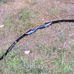 56 Archery Takedown Recurve Bow Wooden Riser 20-50lbs Arrow Hunting Shooting