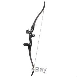 56 Takedown Recurve Bow Archery Right Hand Shooting Hunting Longbow 30-50lbs