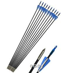 57 Takedown Recurve Bow Right Left Hand 12pcs Arrows 30-40lbs Hunting Target