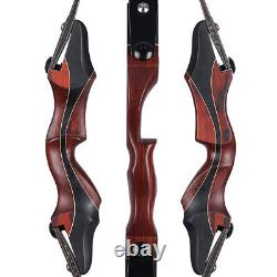 58 Archery ILF Recurve Bow Wooden Riser Right Hand for Hunting Target 25-50lbs