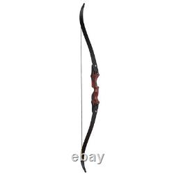 58 Archery ILF Recurve Bow Wooden Riser Right Hand for Hunting Target 25-50lbs