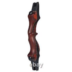 58 Archery ILF Recurve Bow Wooden Riser Right Hand for Hunting Target 25-50lbs