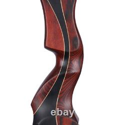 58 Archery ILF Recurve Bow Wooden Riser Right Hand for Hunting Target 25-50lbs